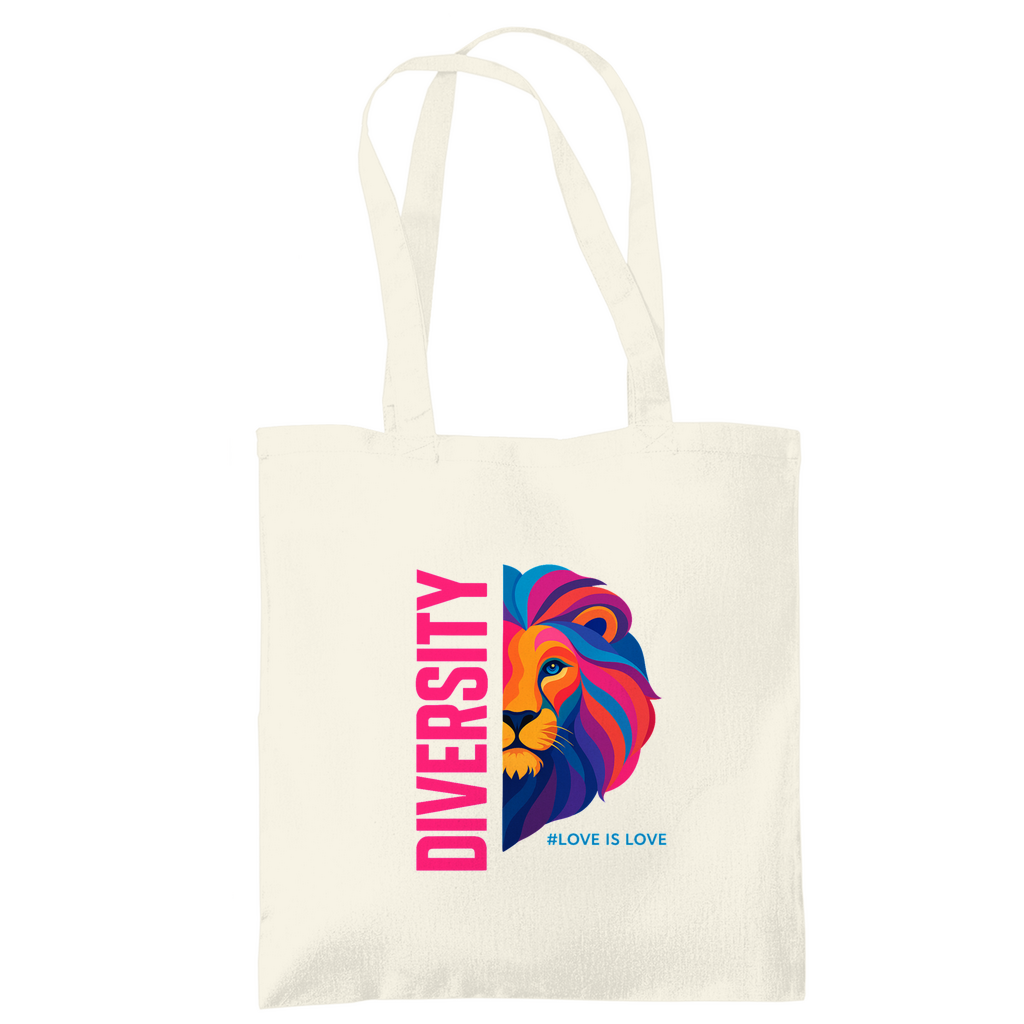 Jutebeutel "DIVERSITY LION"