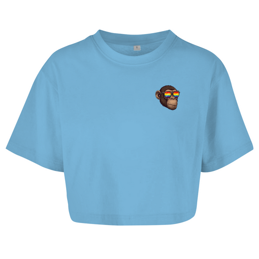 Oversize Crop Top "Pride Monkey"