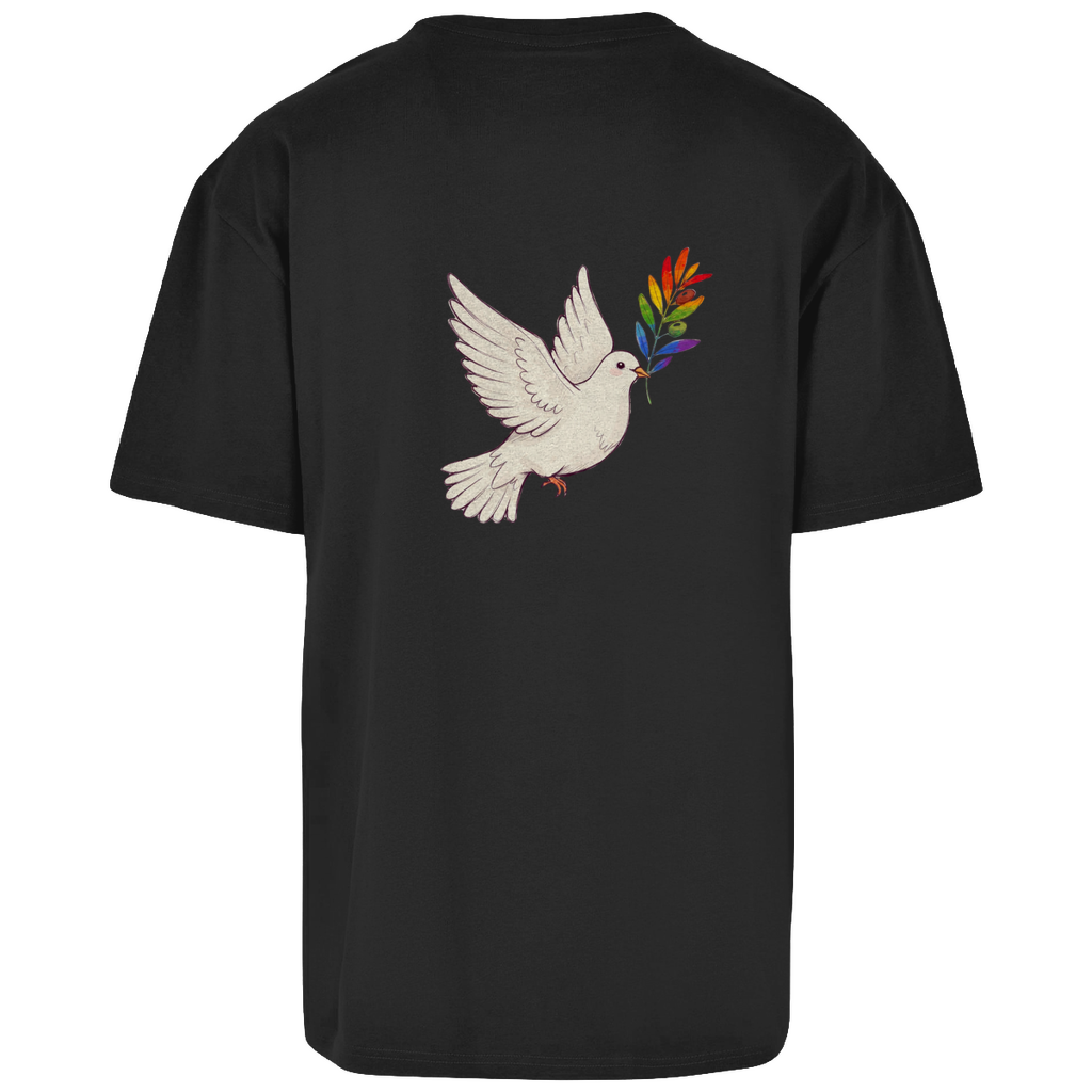 Oversize T-Shirt Friedenstaube Pride Edition