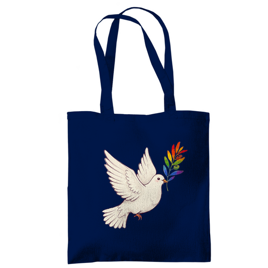 Jutebeutel "Friedenstaube Pride Edition"