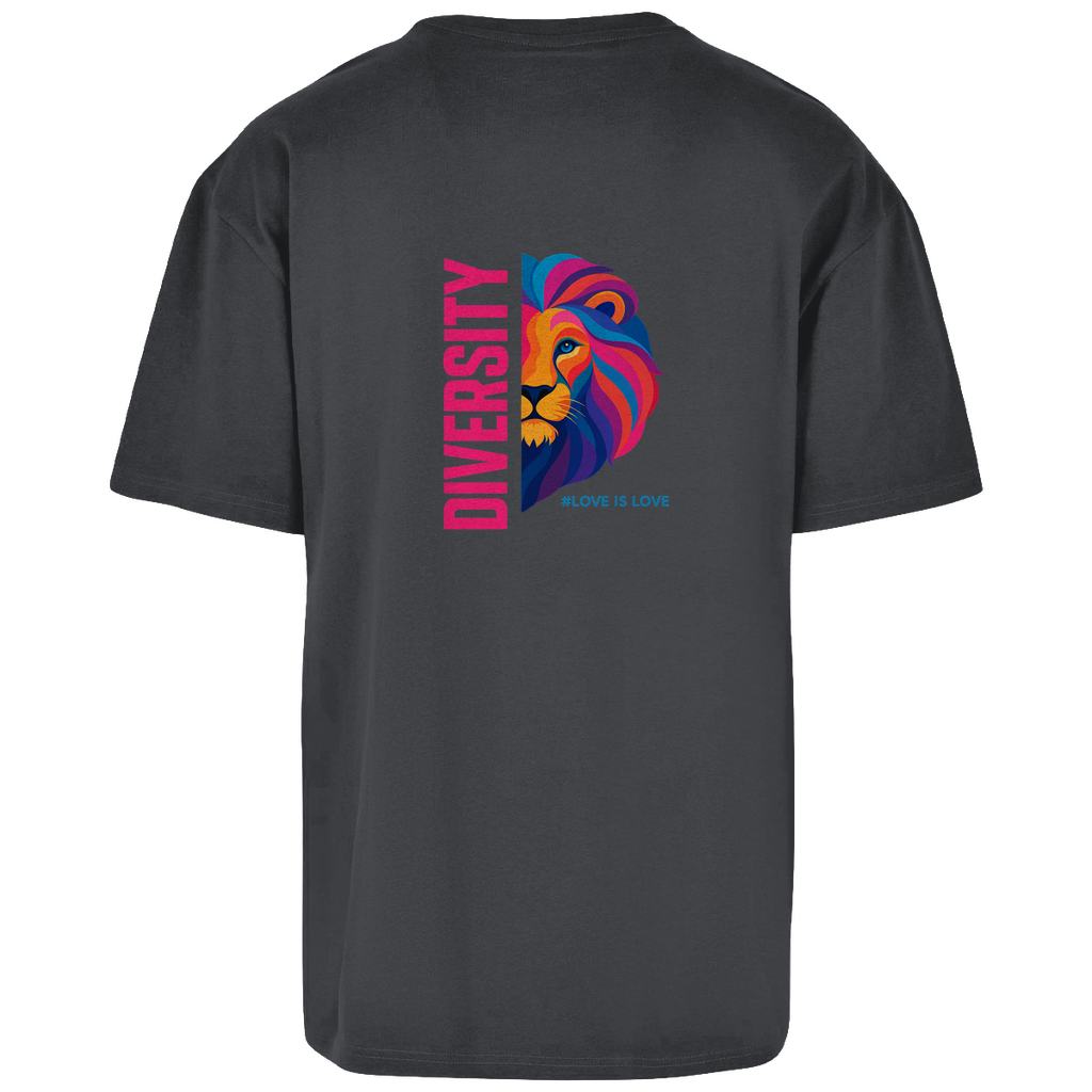 Oversize T-Shirt "DIVERSITY LION"