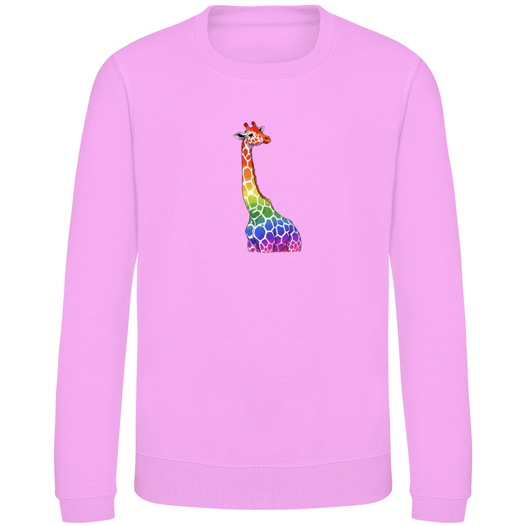 Kinder Sweatshirt Print "Pride Giraffe"