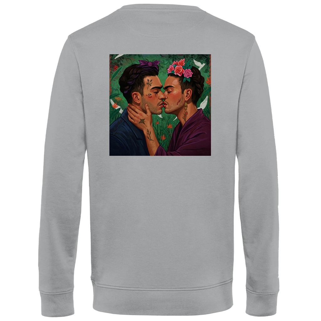 Pullover mit Kuss Print im Stil von Frida Kahlo