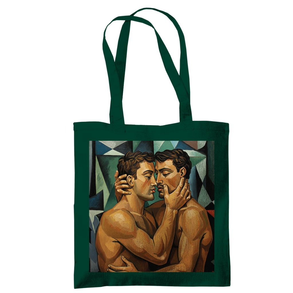 Jutebeutel mit Kuss Print im Stil von Pablo Picasso