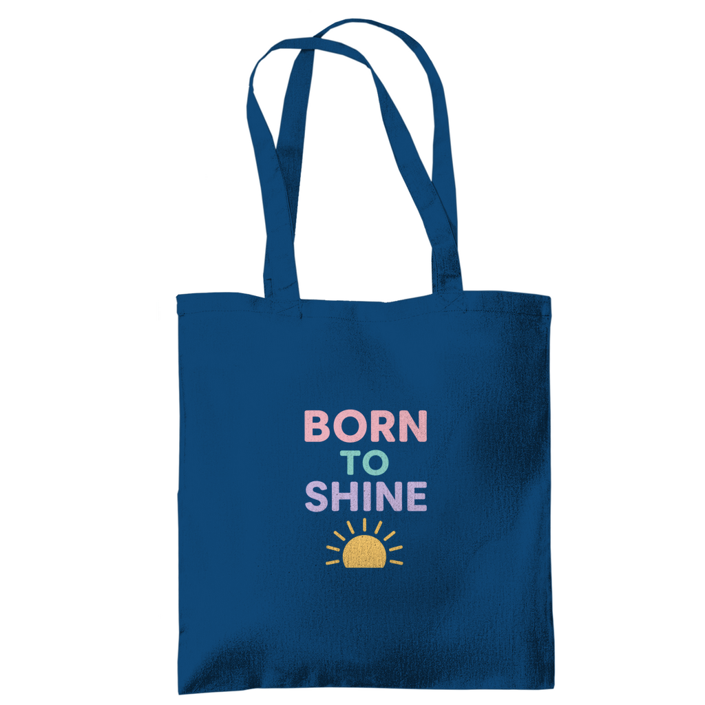 Jutebeutel " Born to Shine"