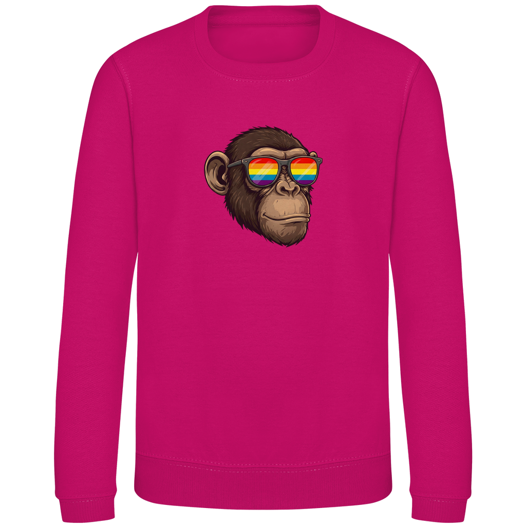 Kinder Sweatshirt Print "Pride Monkey"