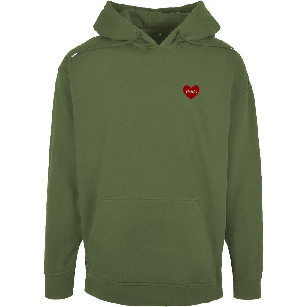 Oversize Hoodie mit Kordel "Pride Herz"