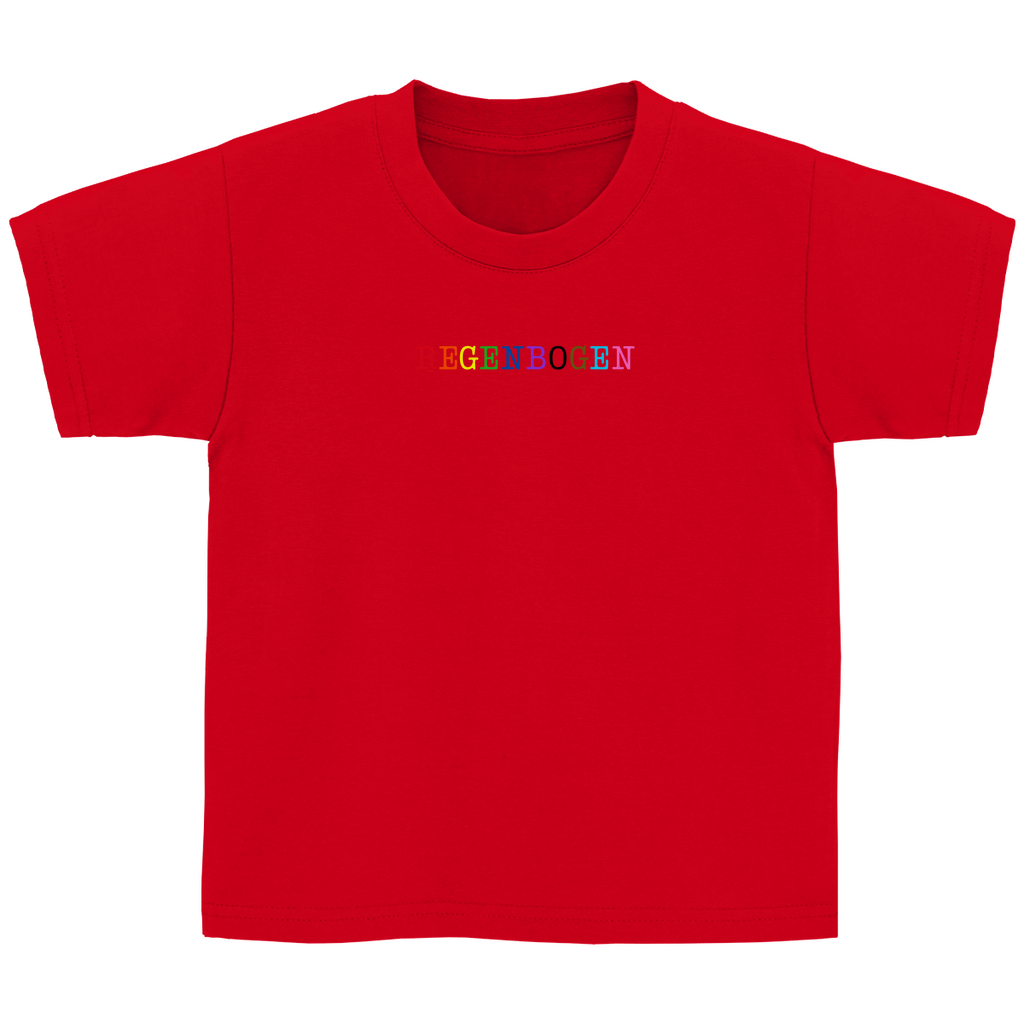 Kinder Basic Shirt "Regenbogen"