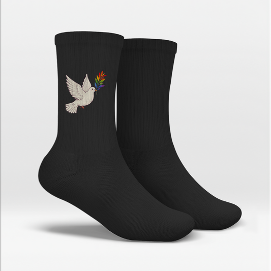 Socken "Friedenstaube Pride Edition"