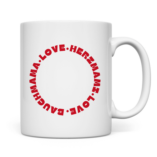 Tasse "Herzmami-Bauchmama"