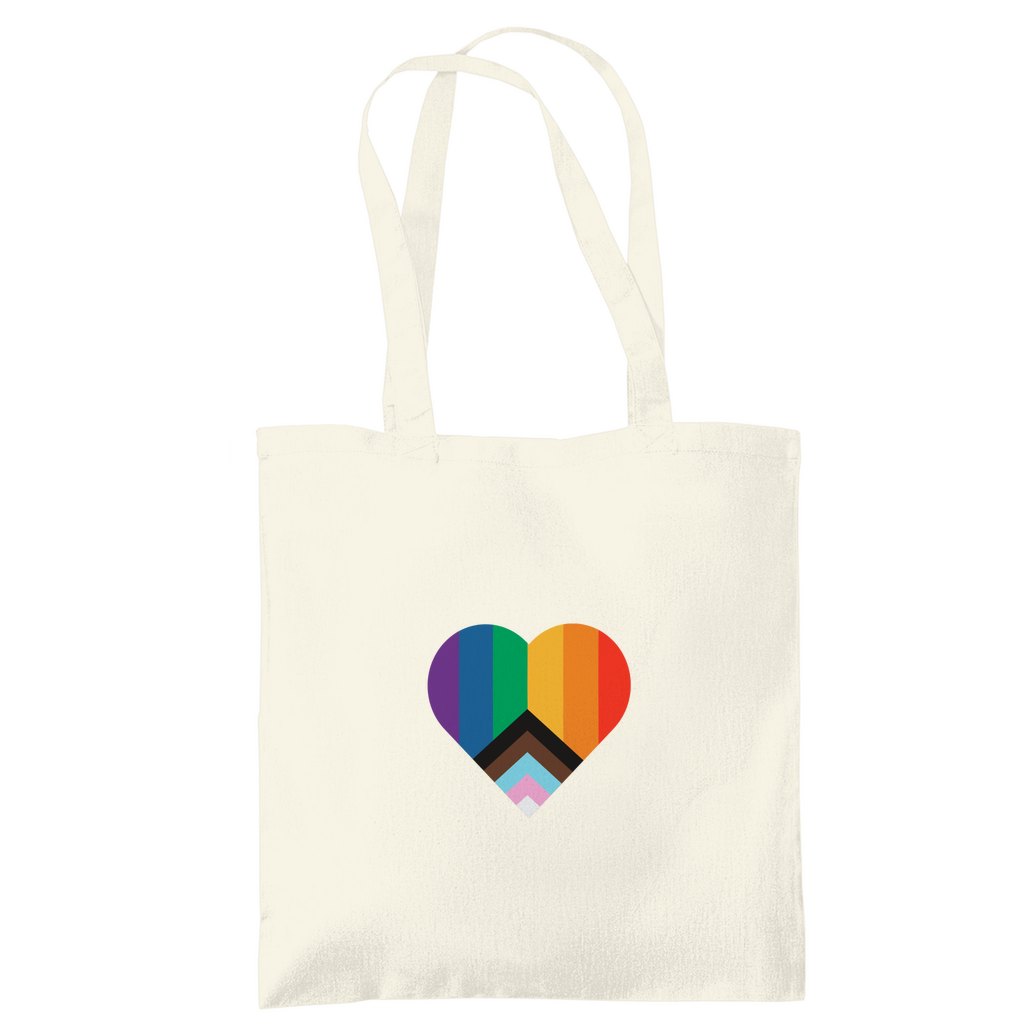 Jutebeutel "LGBTQAI+ Herz"