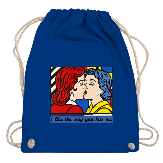 Beutel mit Kuss Print im Stil von Roy Lichtenstein