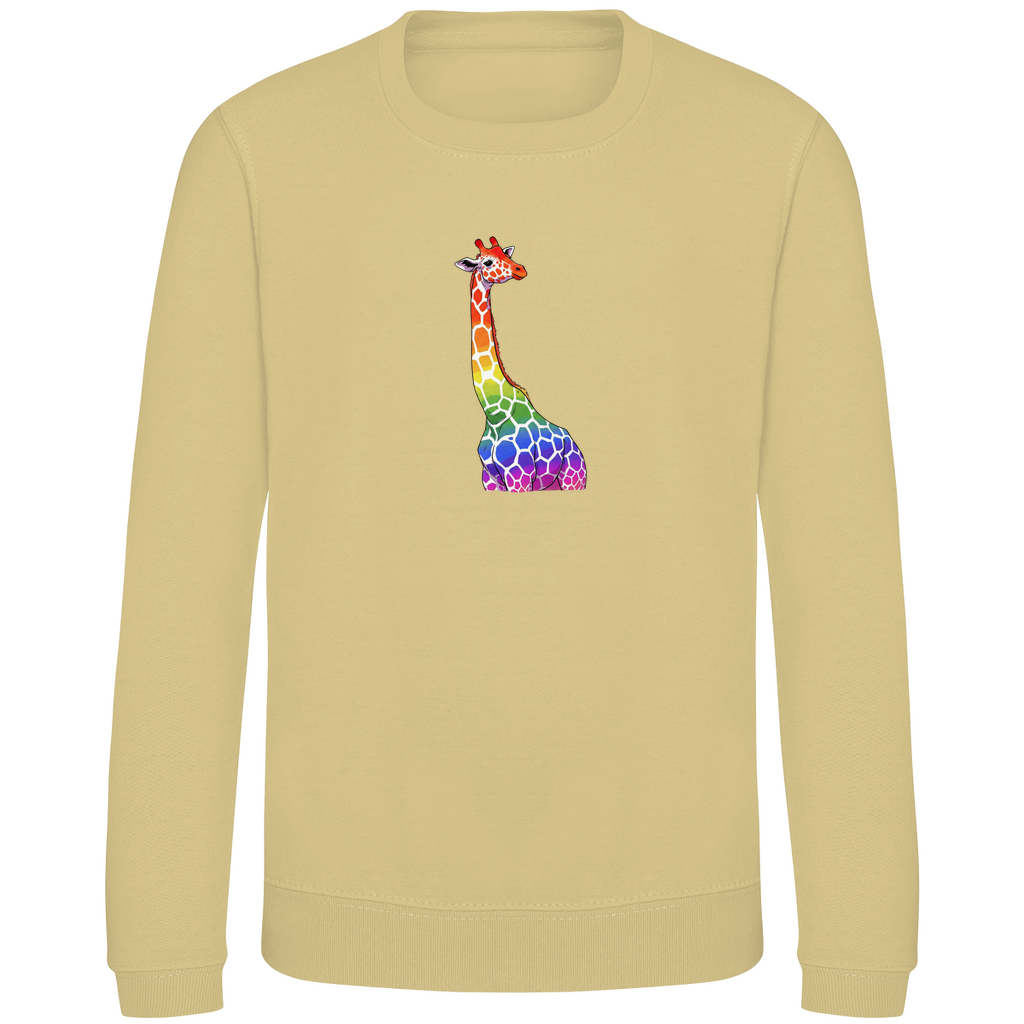 Kinder Sweatshirt Print "Pride Giraffe"