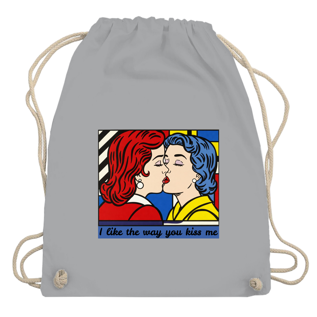 Beutel mit Kuss Print im Stil von Roy Lichtenstein