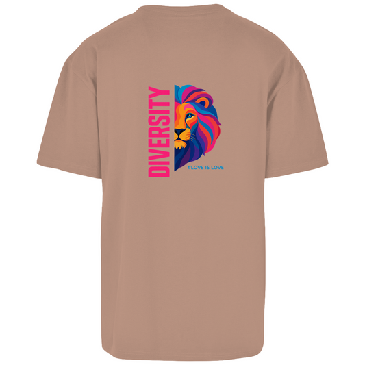 Oversize T-Shirt "DIVERSITY LION"