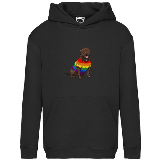 Kids Basic Kaputzenpullover Print "Pride Pit"