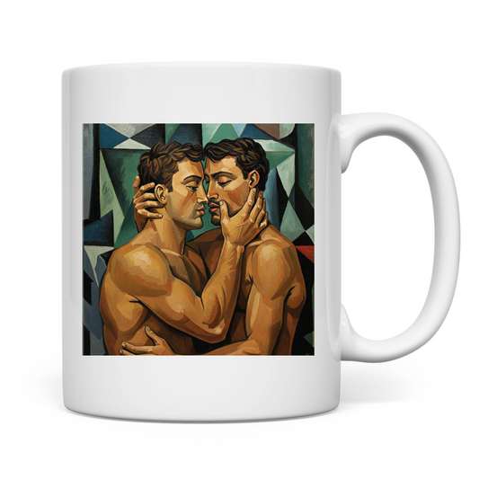 Tasse mit Kuss Print im Stil von Pablo Picasso