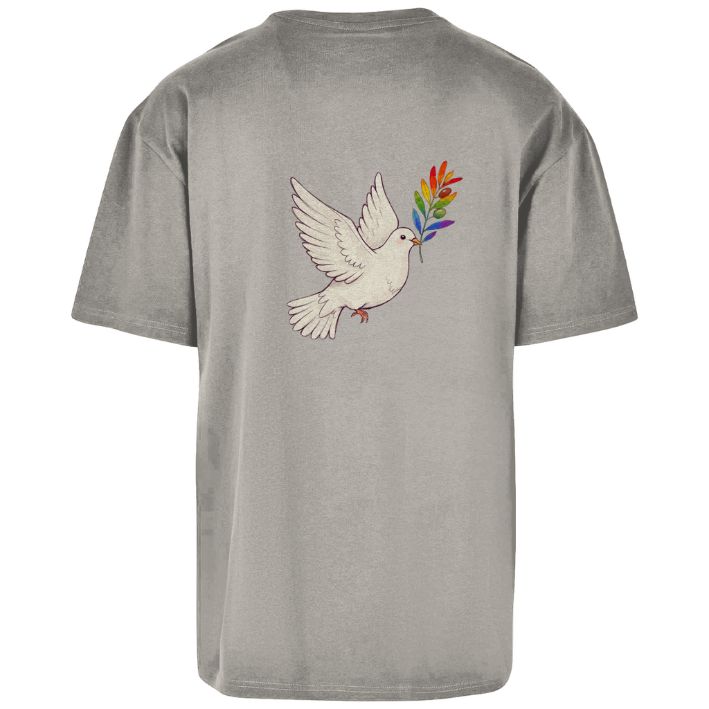 Oversize T-Shirt Friedenstaube Pride Edition