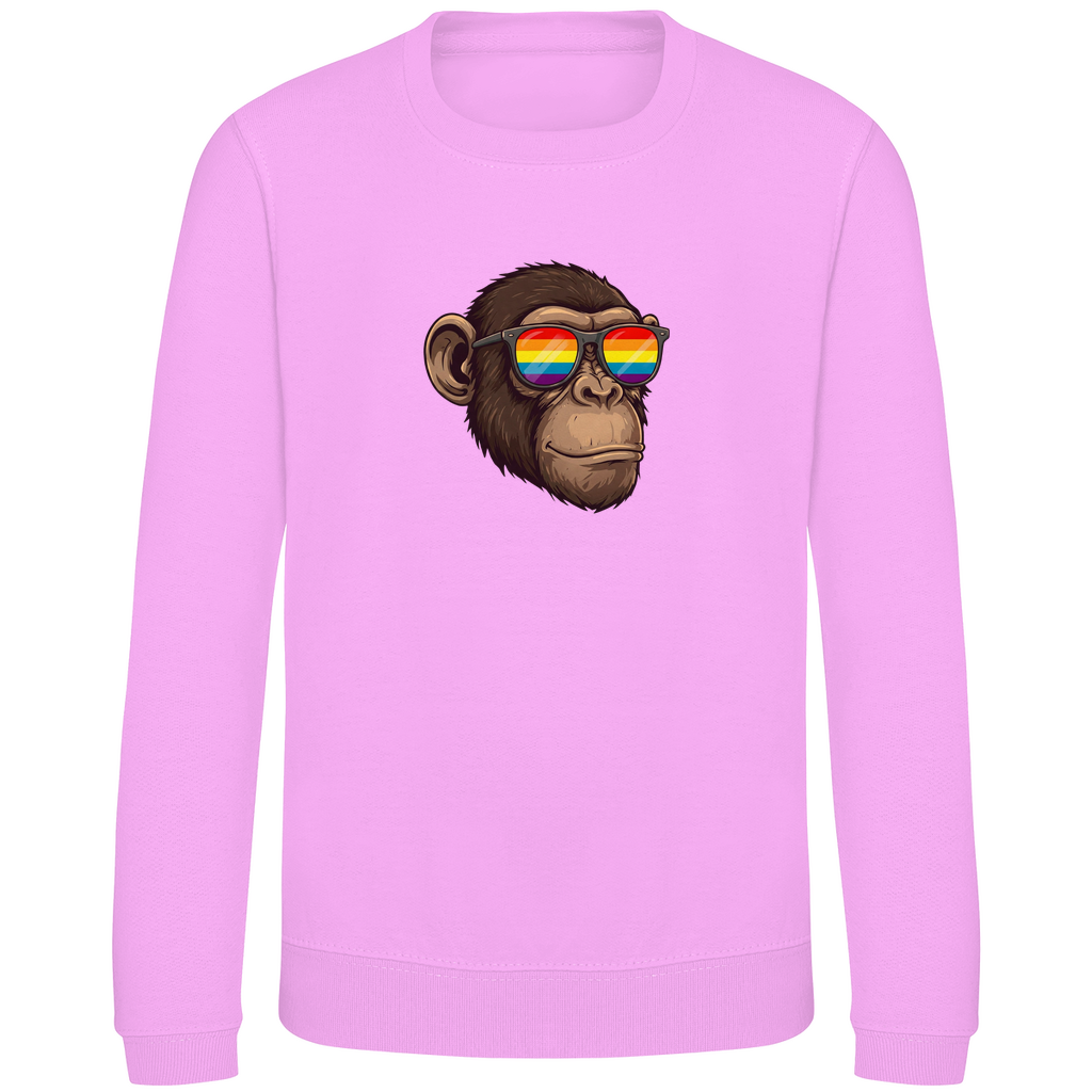 Kinder Sweatshirt Print "Pride Monkey"