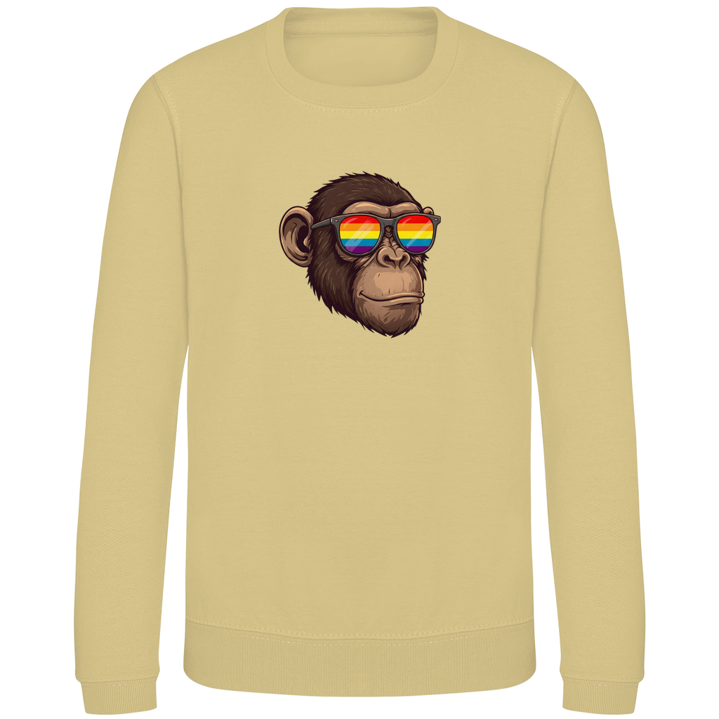 Kinder Sweatshirt Print "Pride Monkey"