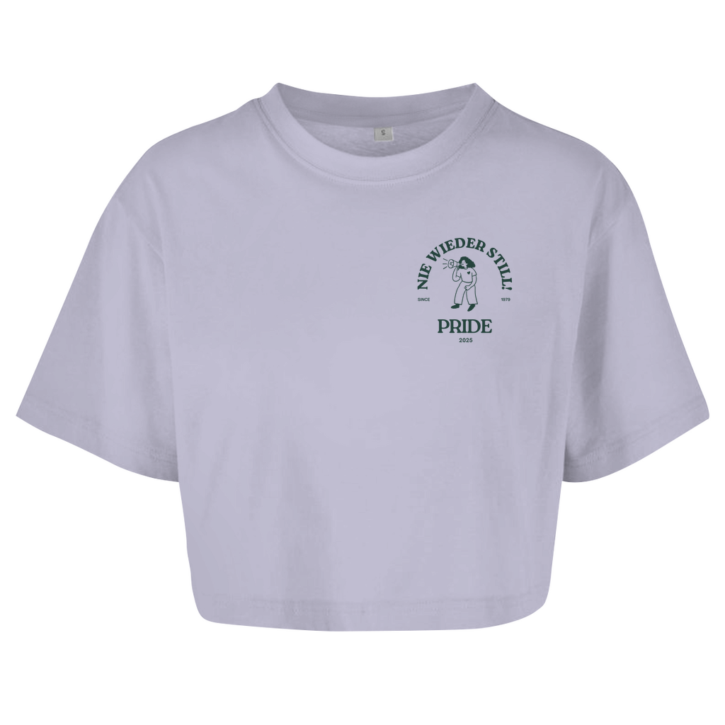 Oversize Crop Top "Nie wieder still! 2025"