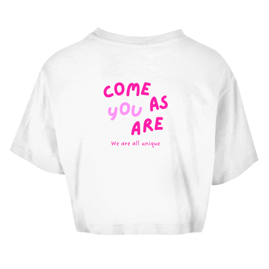 Oversize Crop Top "Come as you are"