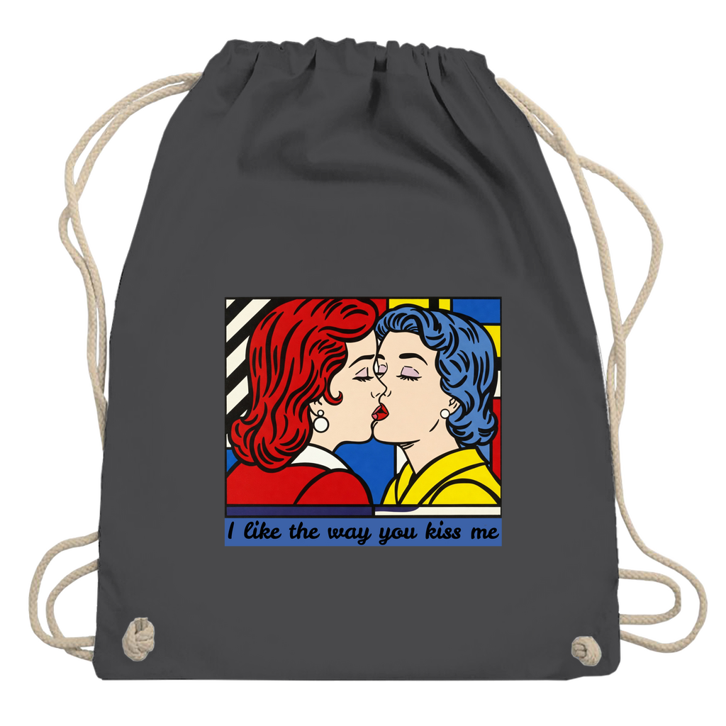 Beutel mit Kuss Print im Stil von Roy Lichtenstein