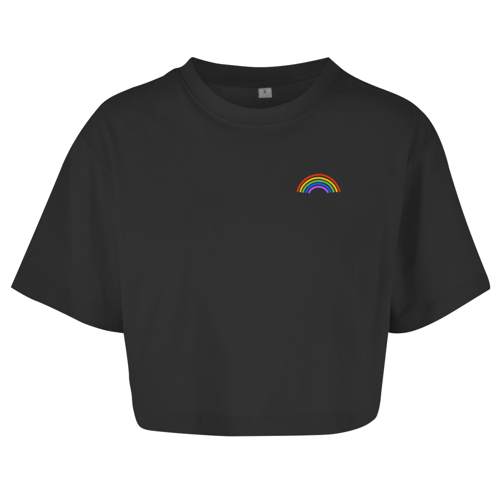 Oversize Crop Top "Rainbow"