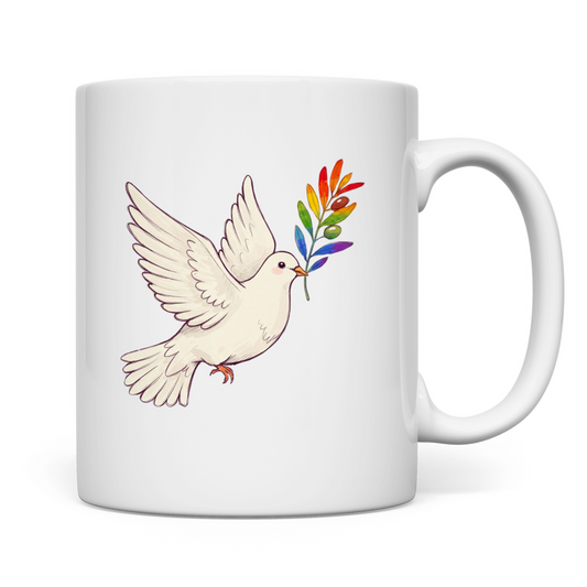 Tasse "Friedenstaube Pride Edition"