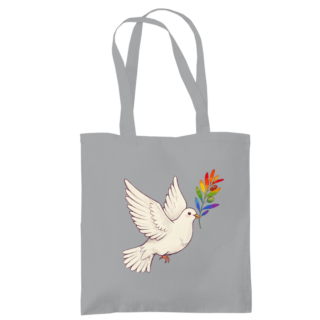 Jutebeutel "Friedenstaube Pride Edition"