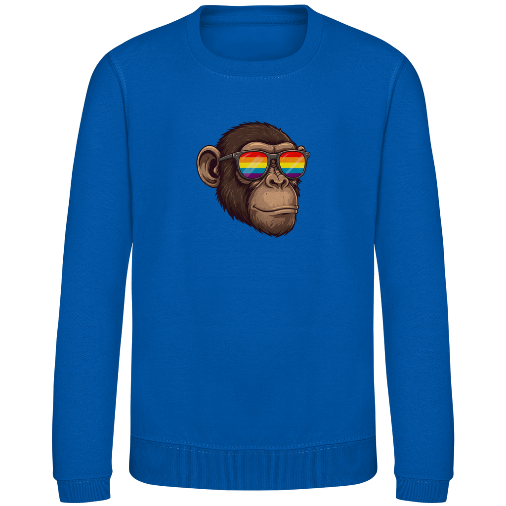 Kinder Sweatshirt Print "Pride Monkey"