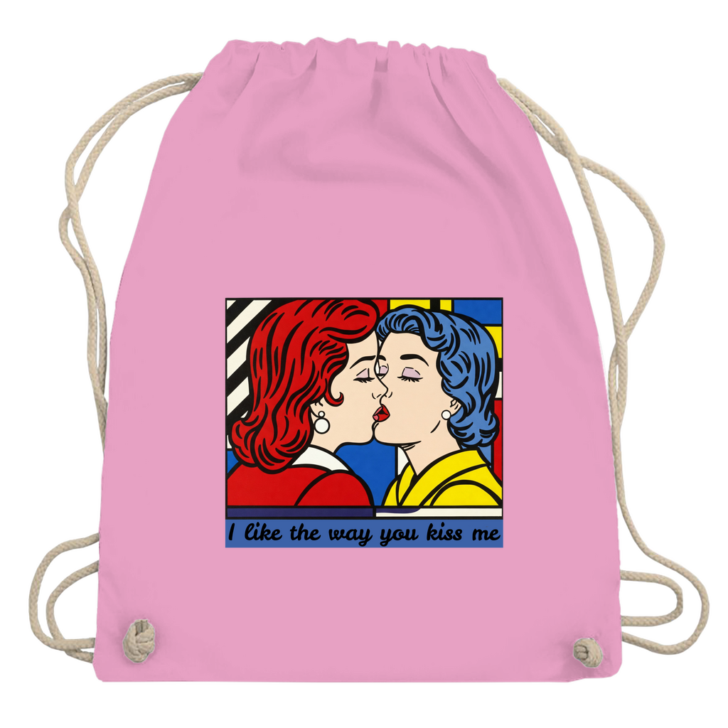Beutel mit Kuss Print im Stil von Roy Lichtenstein