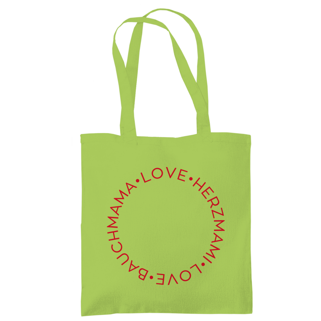 Jutebeutel "Herzmami-Bauchmama"