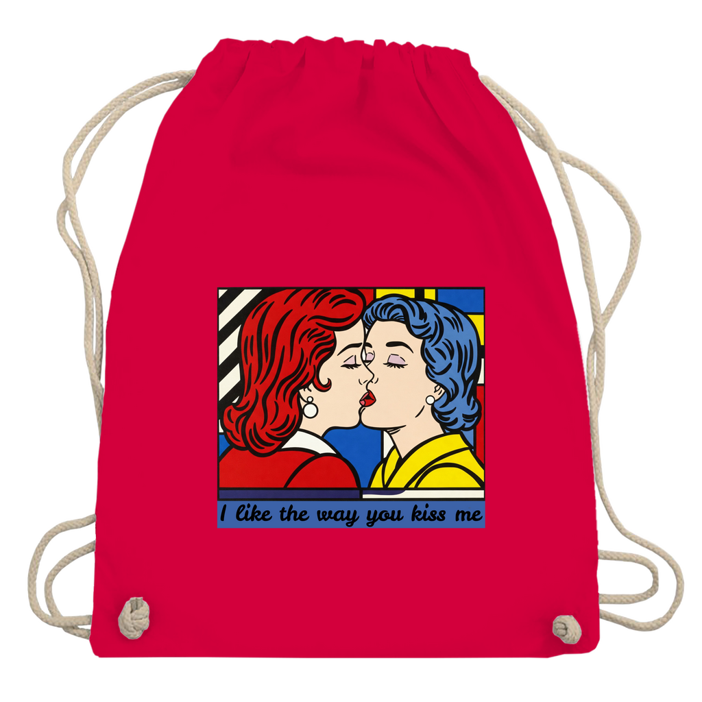 Beutel mit Kuss Print im Stil von Roy Lichtenstein
