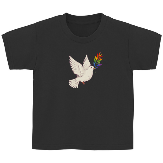 Kinder Basic Shirt "Friedenstaube Pride Edition"