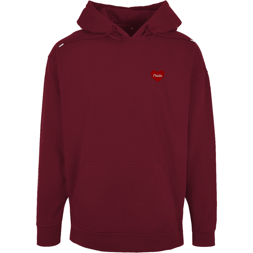 Oversize Hoodie mit Kordel "Pride Herz"