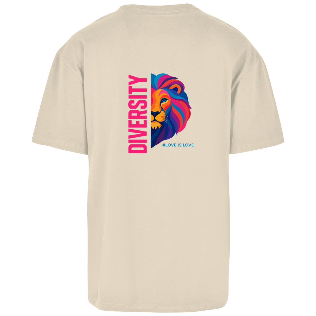 Oversize T-Shirt "DIVERSITY LION"