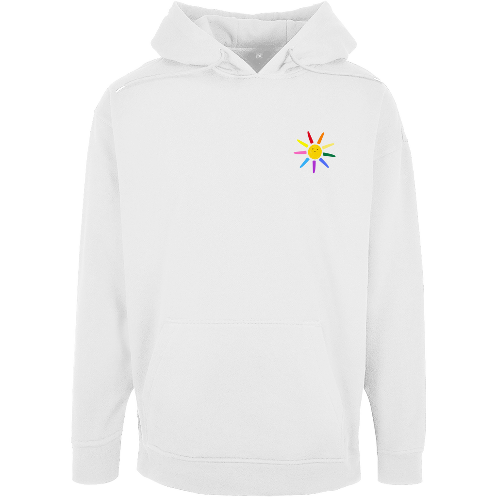 Oversize Hoodie mit Kordel und Print "Sunny Day"