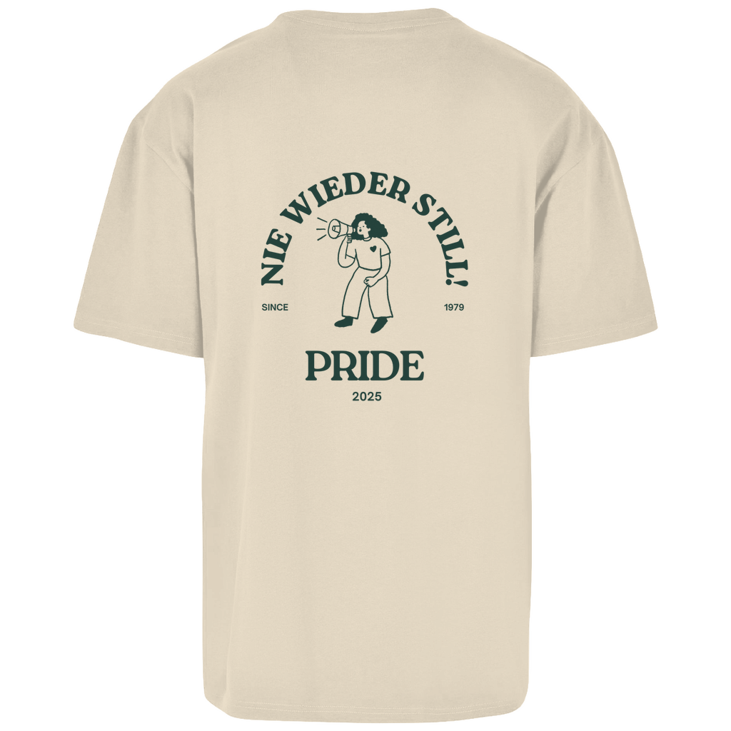 Oversize T-Shirt "Nie wieder still! 2025"