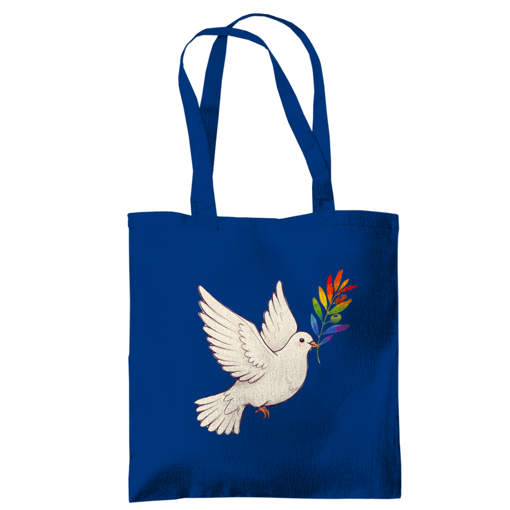 Jutebeutel "Friedenstaube Pride Edition"