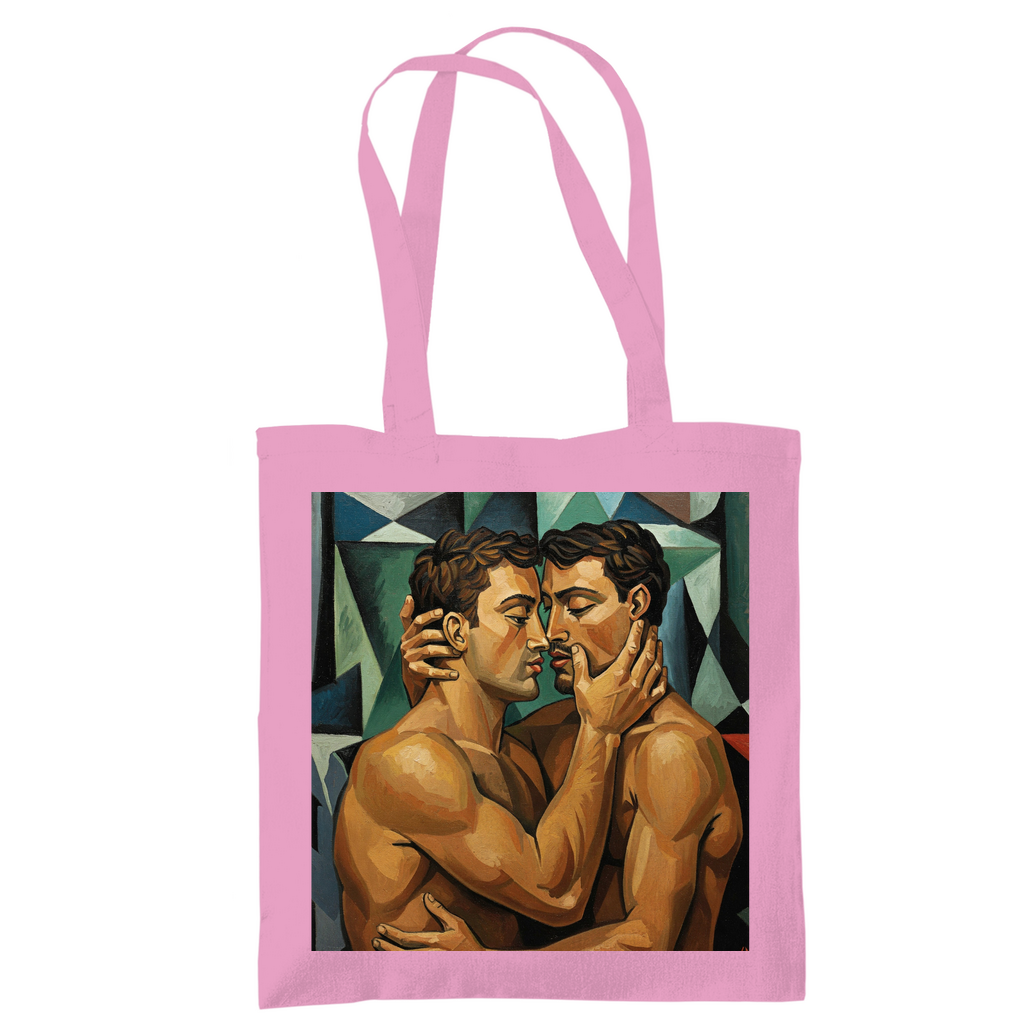 Jutebeutel mit Kuss Print im Stil von Pablo Picasso