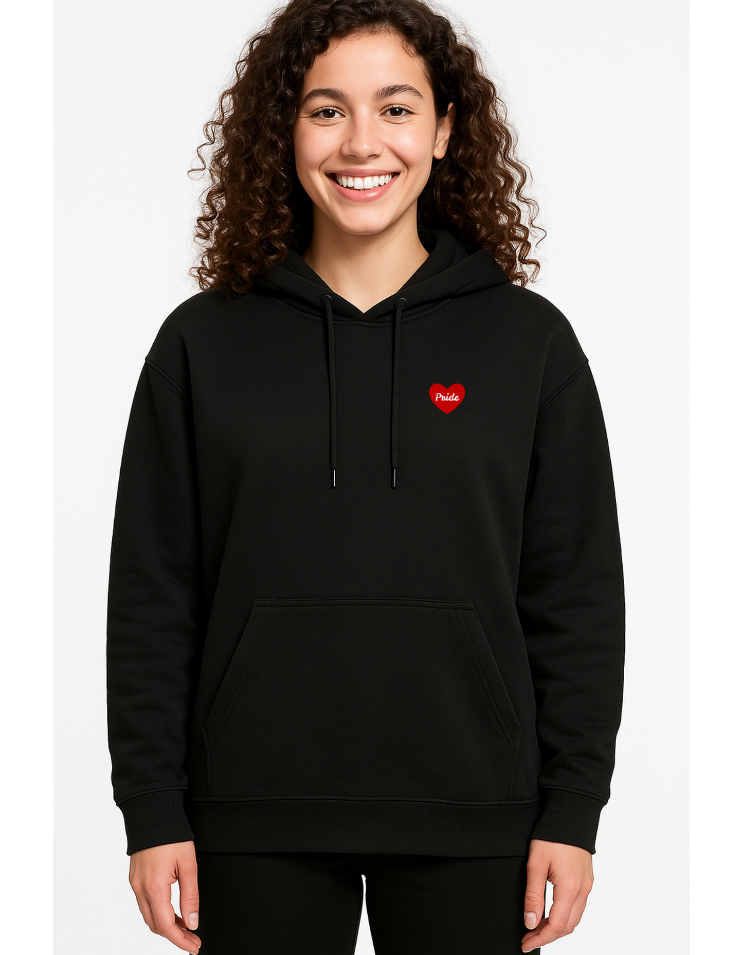 Oversize Hoodie mit Kordel "Pride Herz"