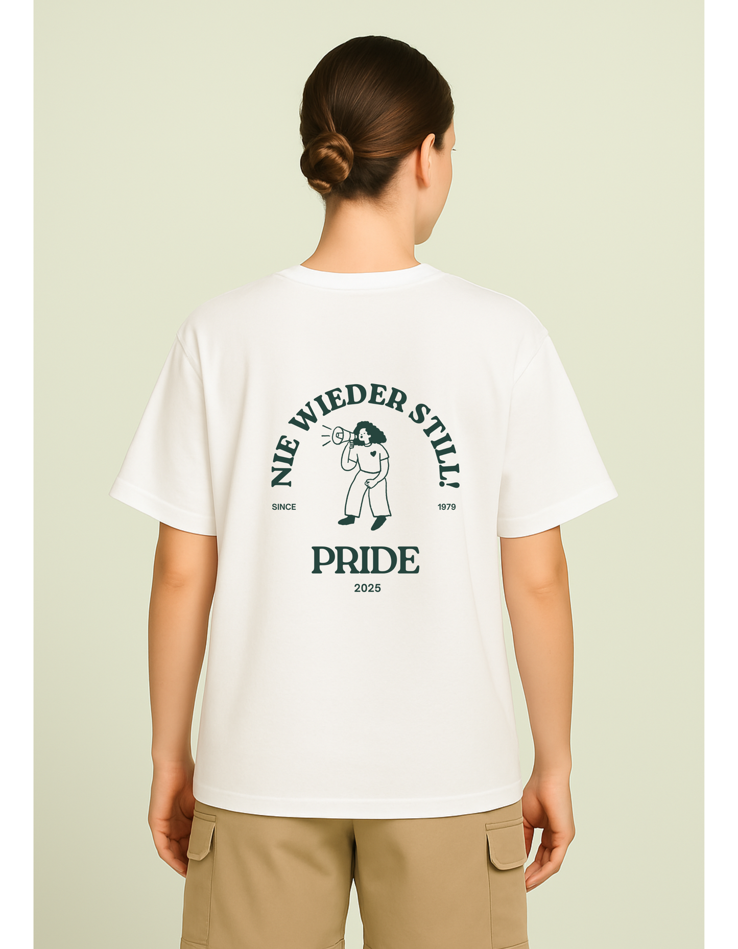 Oversize T-Shirt "Nie wieder still! 2025"