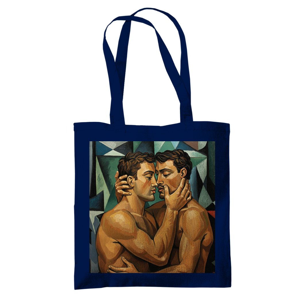 Jutebeutel mit Kuss Print im Stil von Pablo Picasso