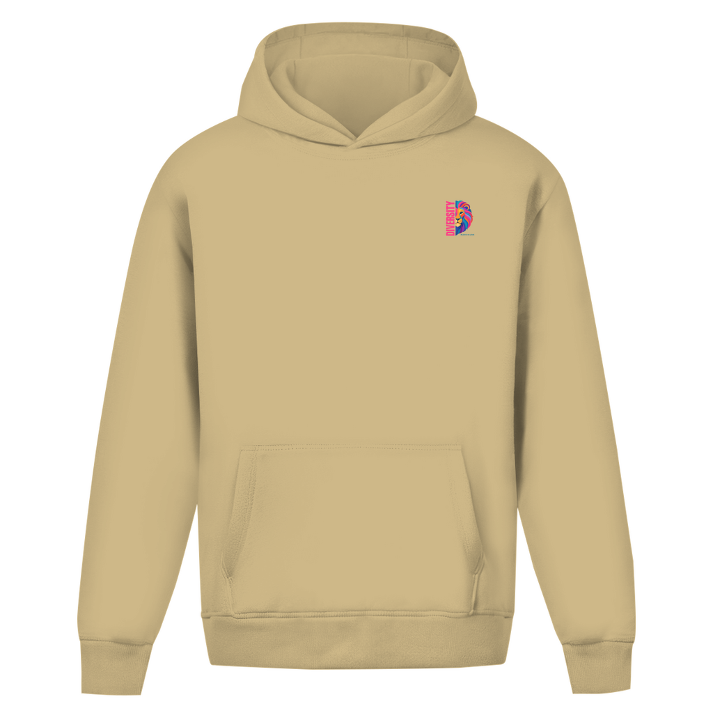Oversize Hoodie ohne Kordel mit "DIVERSITY LION"