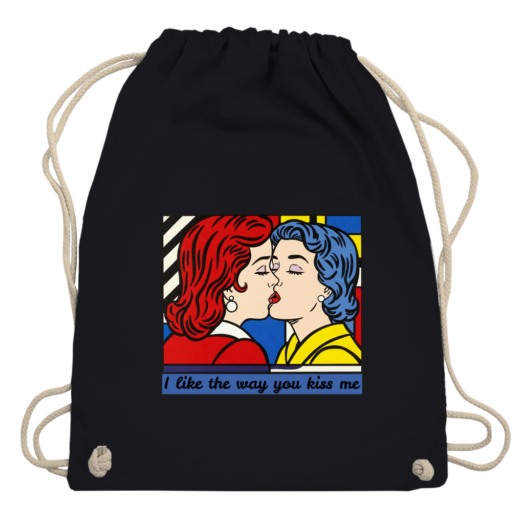 Beutel mit Kuss Print im Stil von Roy Lichtenstein