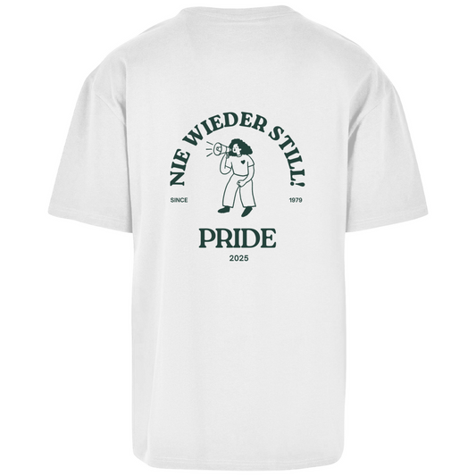 Oversize T-Shirt "Nie wieder still! 2025"