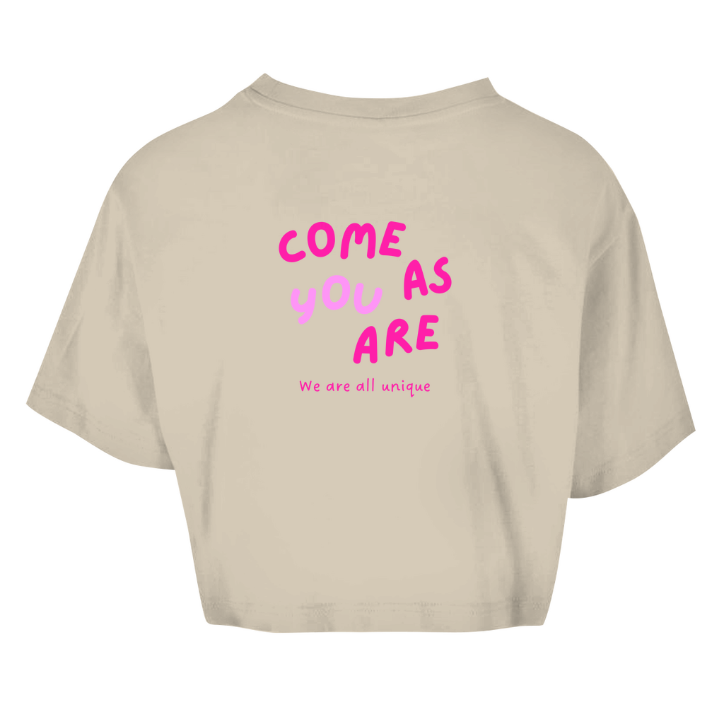 Oversize Crop Top "Come as you are"