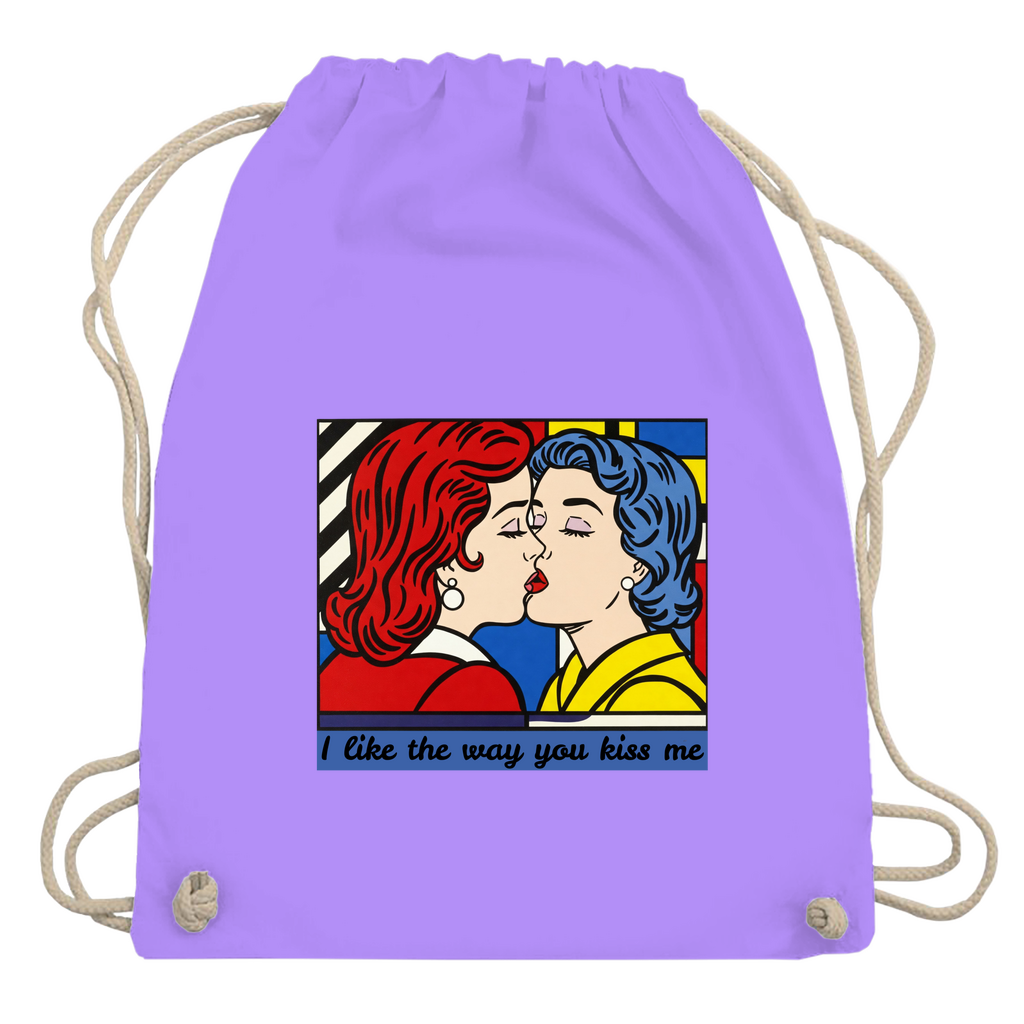 Beutel mit Kuss Print im Stil von Roy Lichtenstein