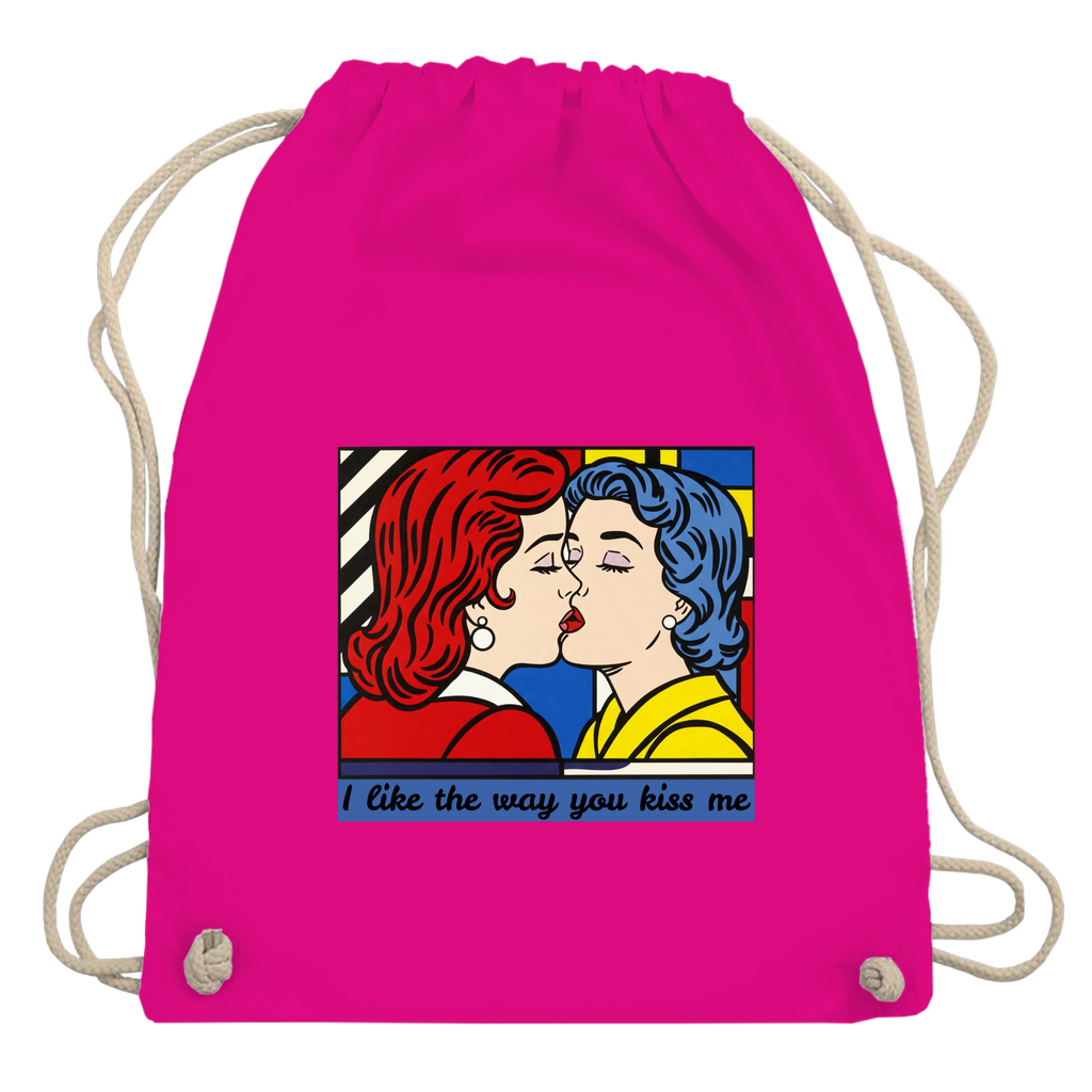 Beutel mit Kuss Print im Stil von Roy Lichtenstein